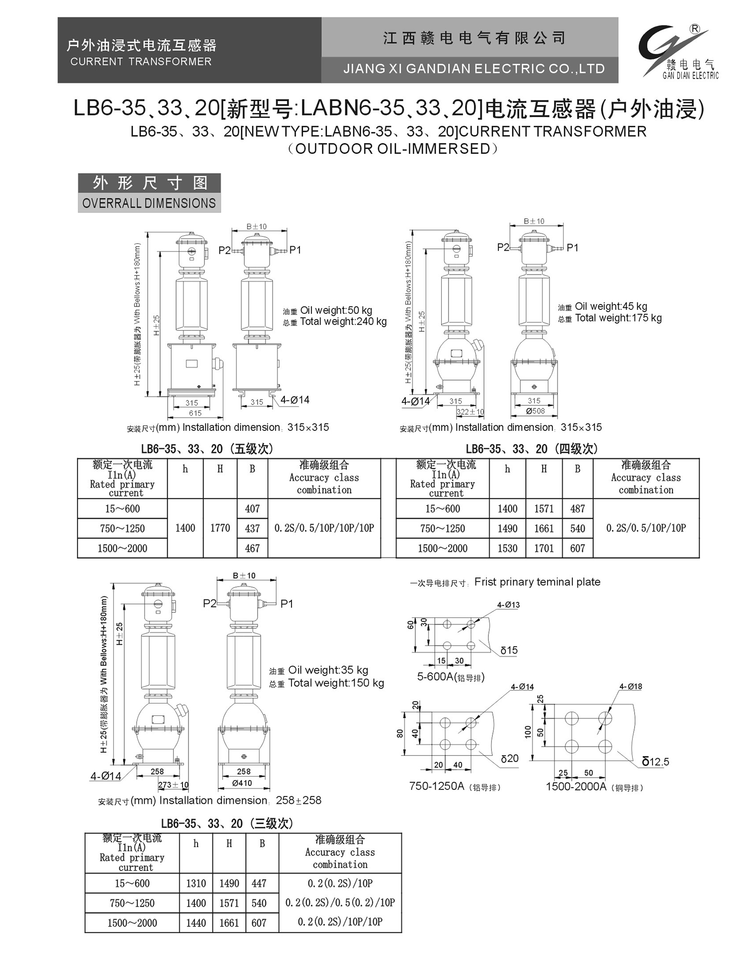 LB6-35、33、20[新型号:LABN6-35、33、20]电流互感器(户外油浸)_百亿游戏 | 电压互感器 | 非晶合金变压器 | 干式变压器 | 油浸式变压器